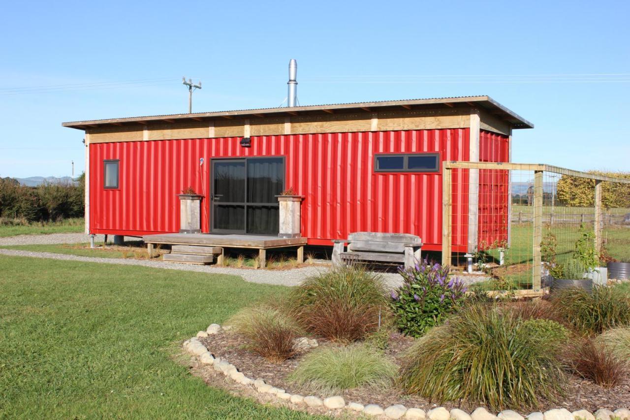 Luxury Container Cabin Masterton Exterior foto